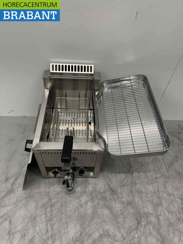 RVS Friteuse Frituur 21 liter Gas Horeca - Afbeelding 3