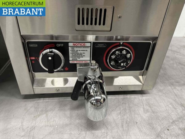 RVS Friteuse Frituur 21 liter Gas Horeca - Afbeelding 7