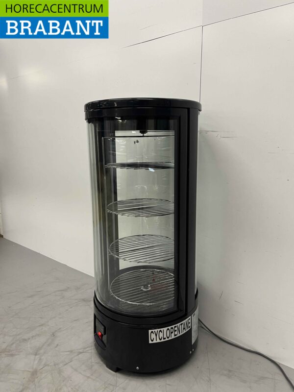 Ronde koelvitrine Gebaksvitrine 72 liter 230V Horeca - Afbeelding 2