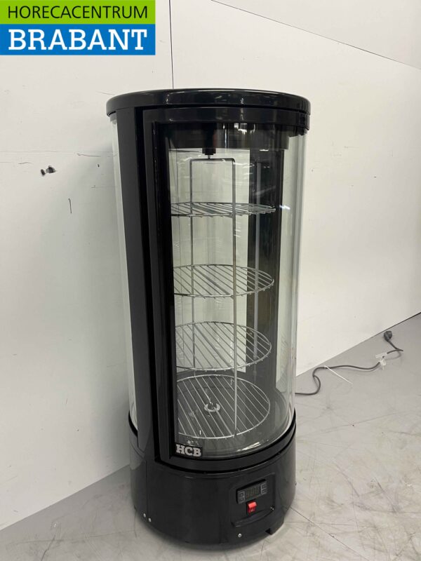 Ronde koelvitrine Gebaksvitrine 72 liter 230V Horeca - Afbeelding 3
