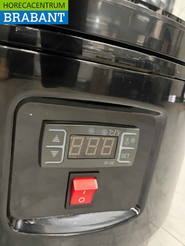 Ronde koelvitrine Gebaksvitrine 72 liter 230V Horeca - Afbeelding 6