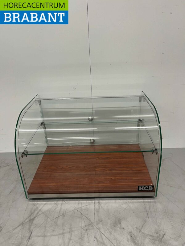 Glazen opzet vitrine 45 liter 55,4 cm Horeca