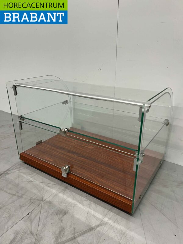 Glazen opzet vitrine 45 liter 55,4 cm Horeca - Afbeelding 5