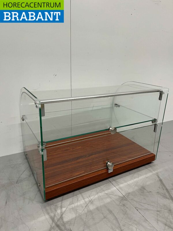 Glazen opzet vitrine 45 liter 55,4 cm Horeca - Afbeelding 6