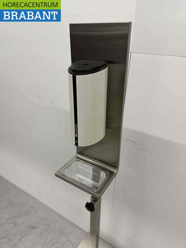 RVS Zeeppomp Desinfectiezuil met contactloze Dispenser Sensor 850 ml Horeca Winkel - Afbeelding 4