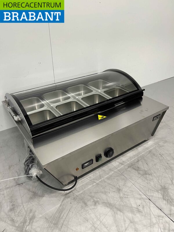 RVS Warmhoudvitrine 67 liter 76,5 cm 230V Horeca - Afbeelding 2