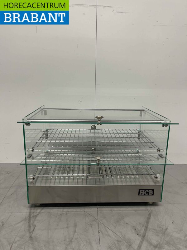 RVS Warmhoudvitrine 50 liter 55,4 cm 230V Horeca - Afbeelding 2