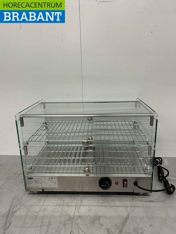 RVS Warmhoudvitrine 50 liter 55,4 cm 230V Horeca - Afbeelding 5