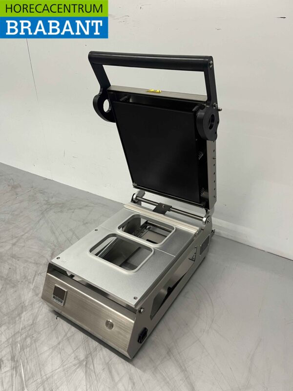 Traysealer Topsealmachine Sealmachine met dubbele mal 187 x 137 mm 230V Horeca - Afbeelding 2