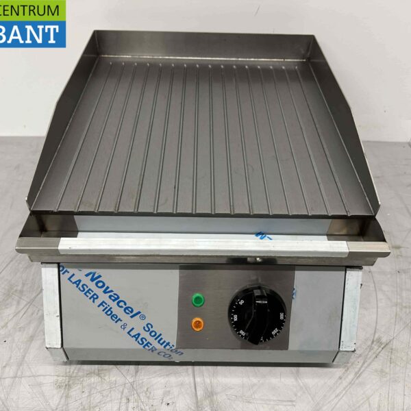 RVS Saro Bakplaat Grillplaat Fry Top 400 GR 230V Horeca