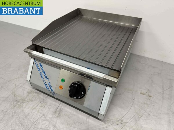 RVS Saro Bakplaat Grillplaat Fry Top 400 GR 230V Horeca - Afbeelding 3