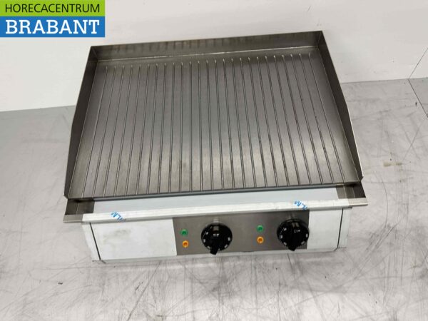 RVS Saro Bakplaat Grillplaat Fry Top GH610 GR 400V Horeca - Afbeelding 2