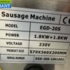 RVS Saro Dubbele Worstgrill Contactgrill Grill Curryworst 230V Horeca - Afbeelding 5