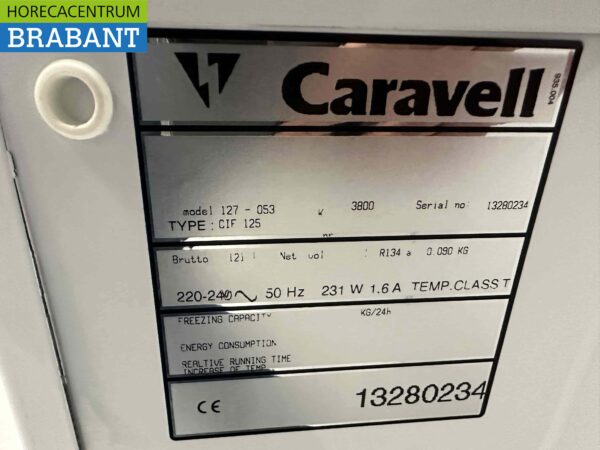 Caravell Glasdeurkoeling Koelkast Koeling Tafelmodel 117 liter 230V Horeca - Afbeelding 5