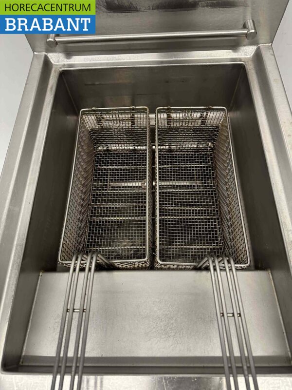 RVS Florigo HR Hoog rendement Friteuse Frituur 20 liter 25 kW GAS Horeca - Afbeelding 5