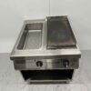 RVS Diamond bakplaat met bain marie Gas / 230V Horeca - Afbeelding 2