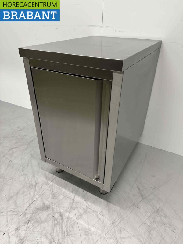 RVS Werkkast Kast 1 deur Premium-line 50 cm Horeca - Afbeelding 2