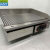 RVS Grillplaat Bakplaat Geribbeld 55 cm 230V Horeca - Afbeelding 4