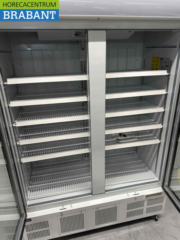 Polar GH507 Dubbeldeurs glasdeurvrieskast Vrieskast 920 liter 230V Horeca - Afbeelding 4