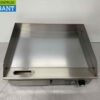 RVS Grillplaat Bakplaat Chroom plaat 55 cm 230V Horeca - Afbeelding 2