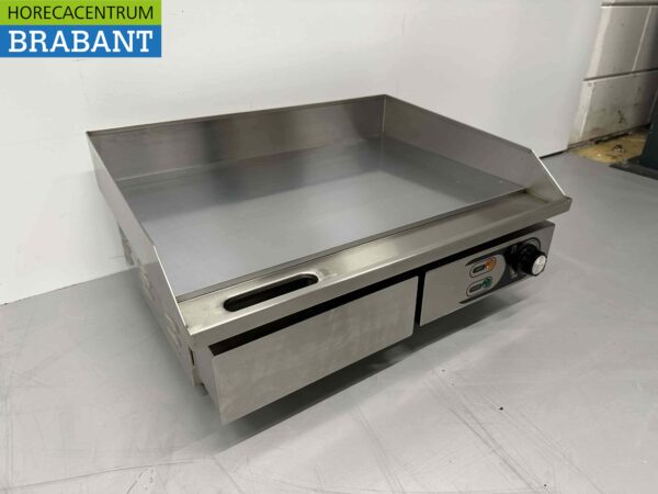 RVS Grillplaat Bakplaat Chroom plaat 55 cm 230V Horeca - Afbeelding 3