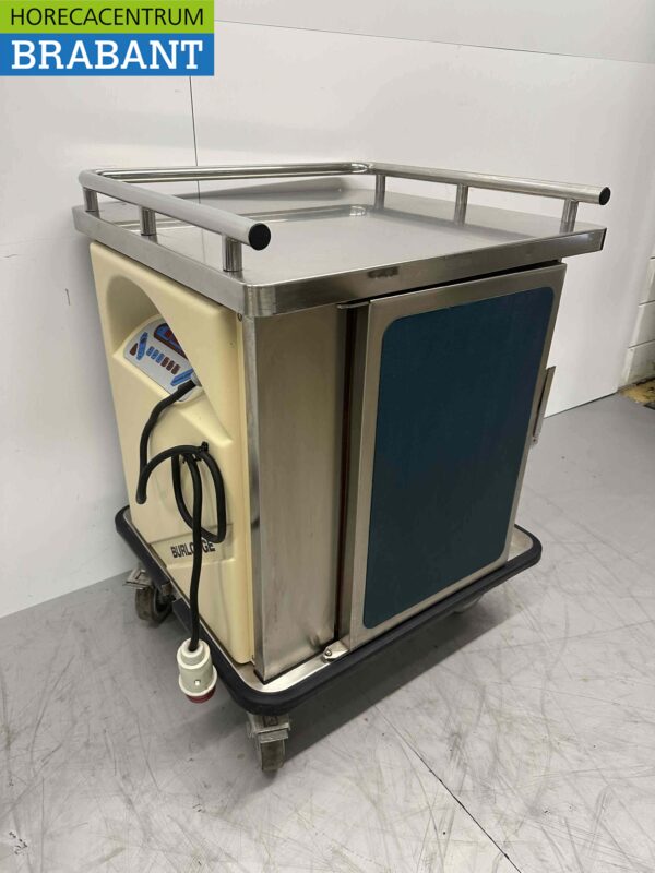 RVS Burlodge Cateringwagen verwarmd of gekoeld 7 x 1/1 GN 400V Horeca - Afbeelding 2