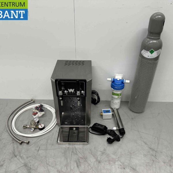 RVS Wasserpure Thor 50 Professionele waterdispenser Koud water en koud bruisend water 230V Horeca