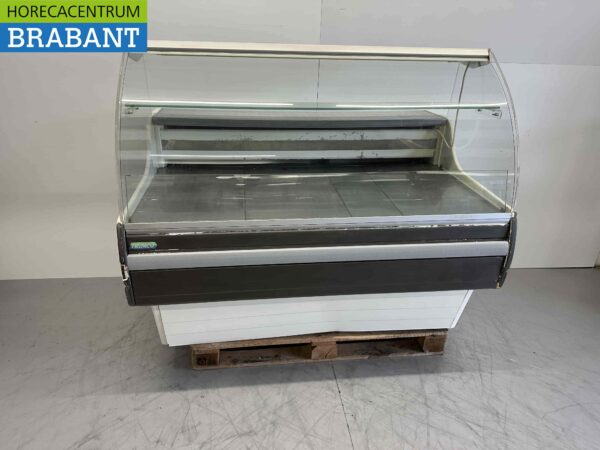 Trimco Koelvitrine Snackvitrine Gekoelde vitrine 146 cm 230V Cafetaria Friettent Horeca