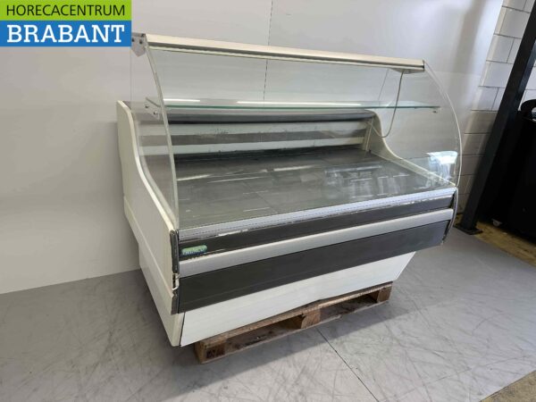Trimco Koelvitrine Snackvitrine Gekoelde vitrine 146 cm 230V Cafetaria Friettent Horeca - Afbeelding 2