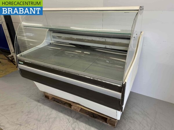 Trimco Koelvitrine Snackvitrine Gekoelde vitrine 146 cm 230V Cafetaria Friettent Horeca - Afbeelding 3