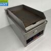 RVS Sicomex bakplaat 40 cm 380V Horeca - Afbeelding 3