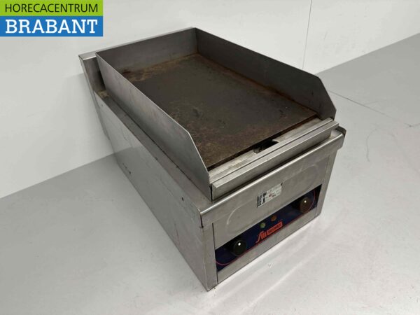 RVS Sicomex bakplaat 40 cm 380V Horeca - Afbeelding 3