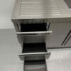 RVS Spoeltafel Spoelbak klapdeuren en laden 120 cm Horeca - Afbeelding 5