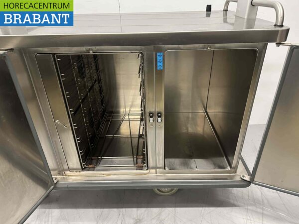 RVS Burlodge Cateringwagen verwarmd en gekoeld 8 x 1/1 GN 400V Horeca - Afbeelding 5