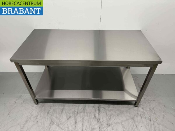 RVS Werktafel Tafel Premium-line 150 x 70 x 85 cm Horeca - Afbeelding 2