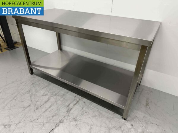 RVS Werktafel Tafel Premium-line 150 x 70 x 85 cm Horeca - Afbeelding 4