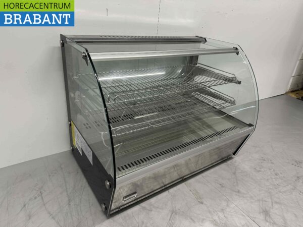RVS Warmhoudvitrine Warmtevitrine 160 liter 230V Horeca - Afbeelding 3