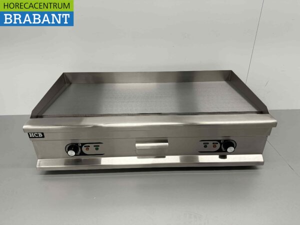RVS Bakplaat Grillplaat Gladde bakplaat 100 cm 400V Horeca