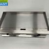 RVS Bakplaat Grillplaat Gladde bakplaat 100 cm 400V Horeca - Afbeelding 2