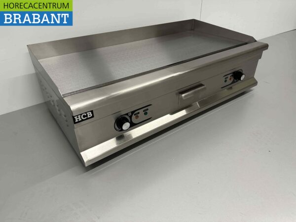 RVS Bakplaat Grillplaat Gladde bakplaat 100 cm 400V Horeca - Afbeelding 3
