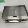 RVS Grillplaat Bakplaat Geribbelde bakplaat 75 cm 400V Horeca - Afbeelding 2