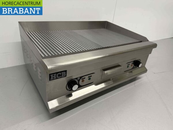 RVS Grillplaat Bakplaat Geribbelde bakplaat 75 cm 400V Horeca - Afbeelding 4