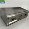 RVS Bakplaat Grillplaat Geribbelde bakplaat 100 cm 400V Horeca - Afbeelding 3