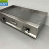 RVS Bakplaat Grillplaat Geribbelde bakplaat 100 cm 400V Horeca - Afbeelding 4
