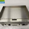 RVS Grillplaat Bakplaat Gladde bakplaat 66 cm 400V Horeca - Afbeelding 2