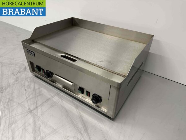 RVS Grillplaat Bakplaat Gladde bakplaat 66 cm 400V Horeca - Afbeelding 3