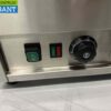 RVS Grillplaat Bakplaat Gladde bakplaat 66 cm 400V Horeca - Afbeelding 5