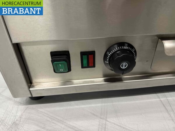 RVS Grillplaat Bakplaat Gladde bakplaat 66 cm 400V Horeca - Afbeelding 5