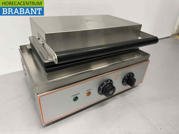 RVS Wafelijzer Luikse wafels 230V Horeca - Afbeelding 4
