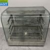 RVS Warmhoudvitrine Warmtevitrine 65 cm 230V Horeca